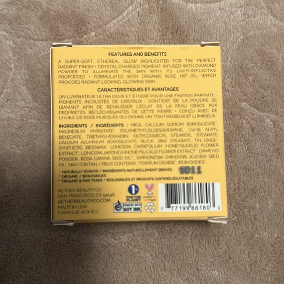 Aether Beauty SUPERNOVA CRUSHED YELLOW DIAMOND HIGHLIGHTER NEW - Picture 5 of 9